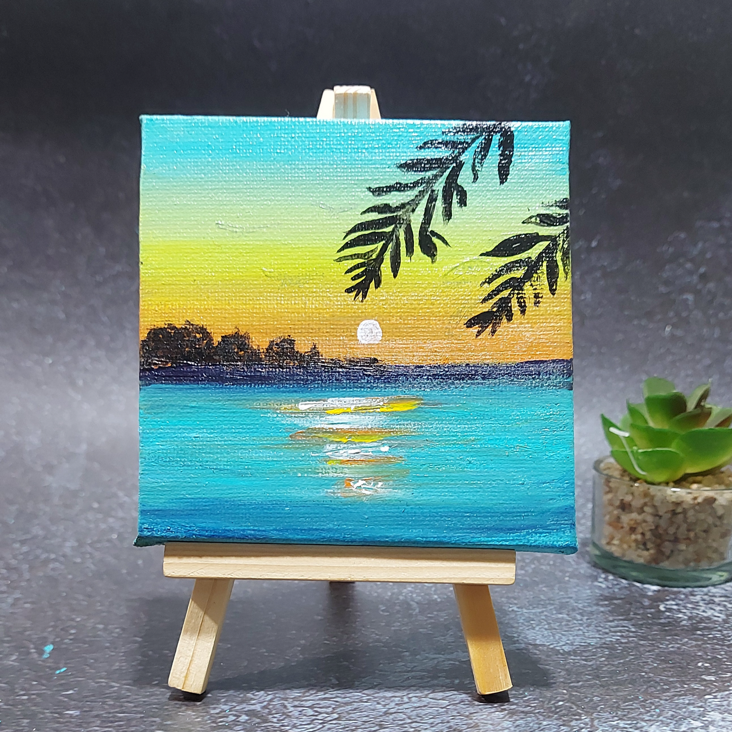 Sunset Mini Canvas for beautiful view.