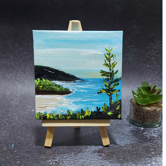 Scenic beautiful mini Canvas to Gift.