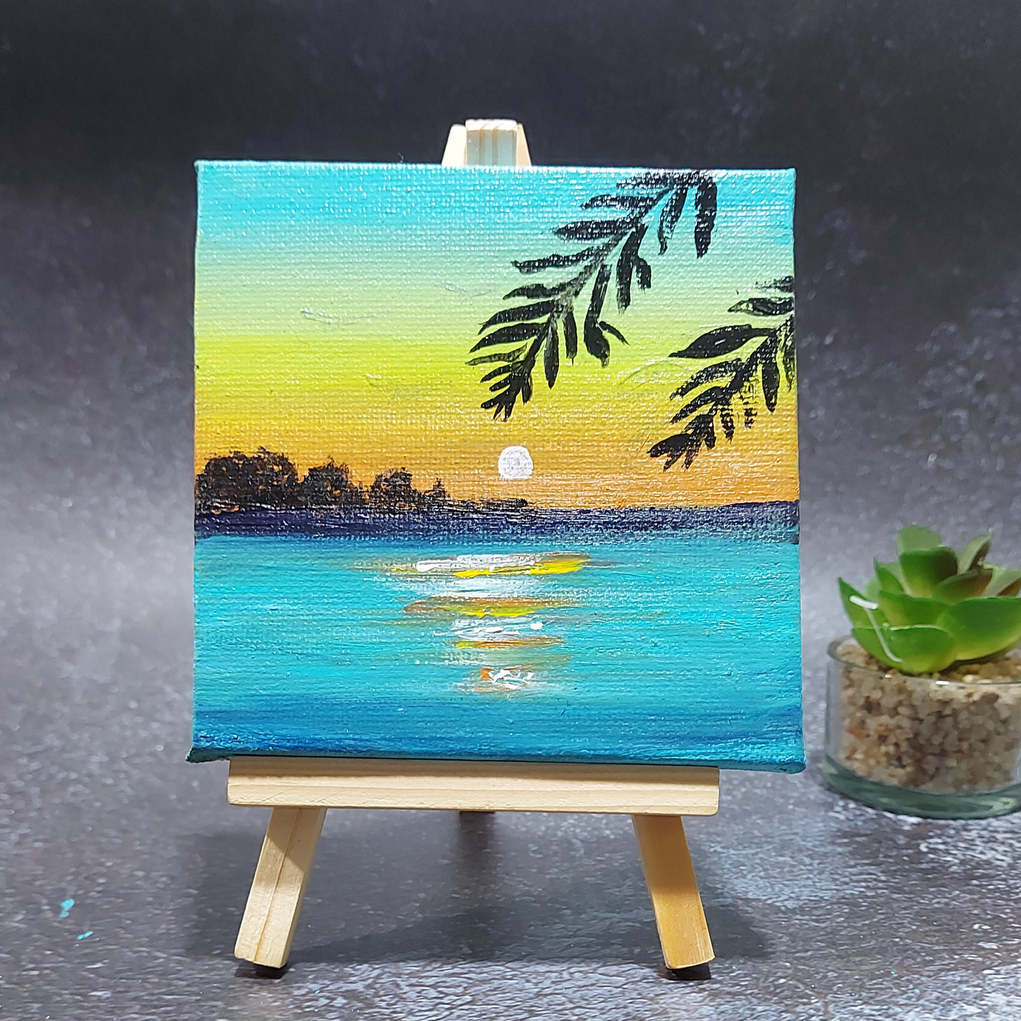 Sunset Mini Canvas  for beautiful view.