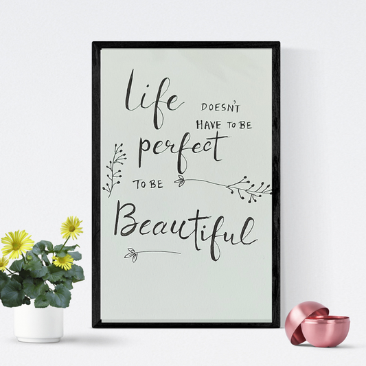 Painting : Find beauty in the imperfect (calligraphy)