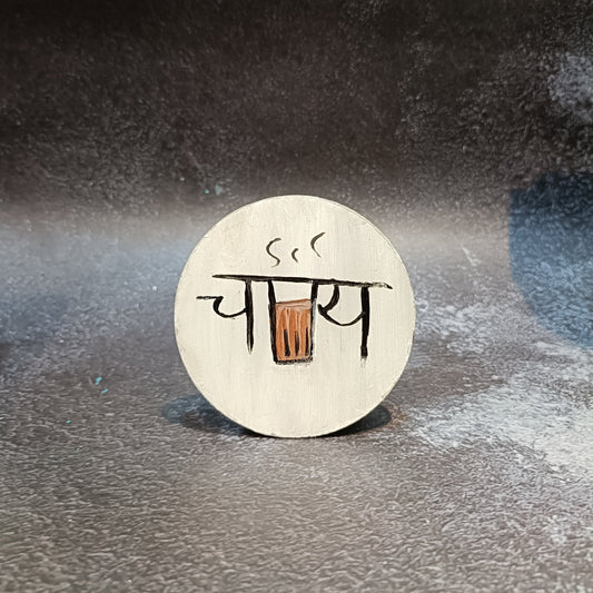 Chai fridge magnet handpainted for chai Lovers