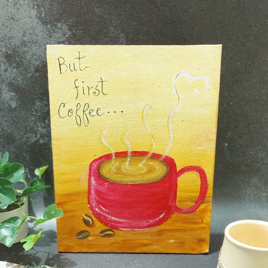 Coffee Themed Canvas