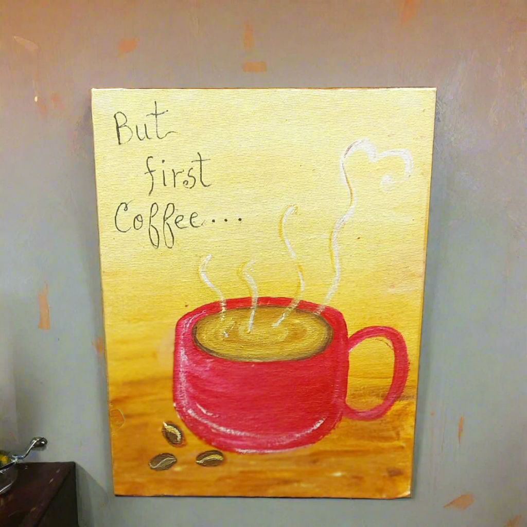 Coffee Themed Canvas