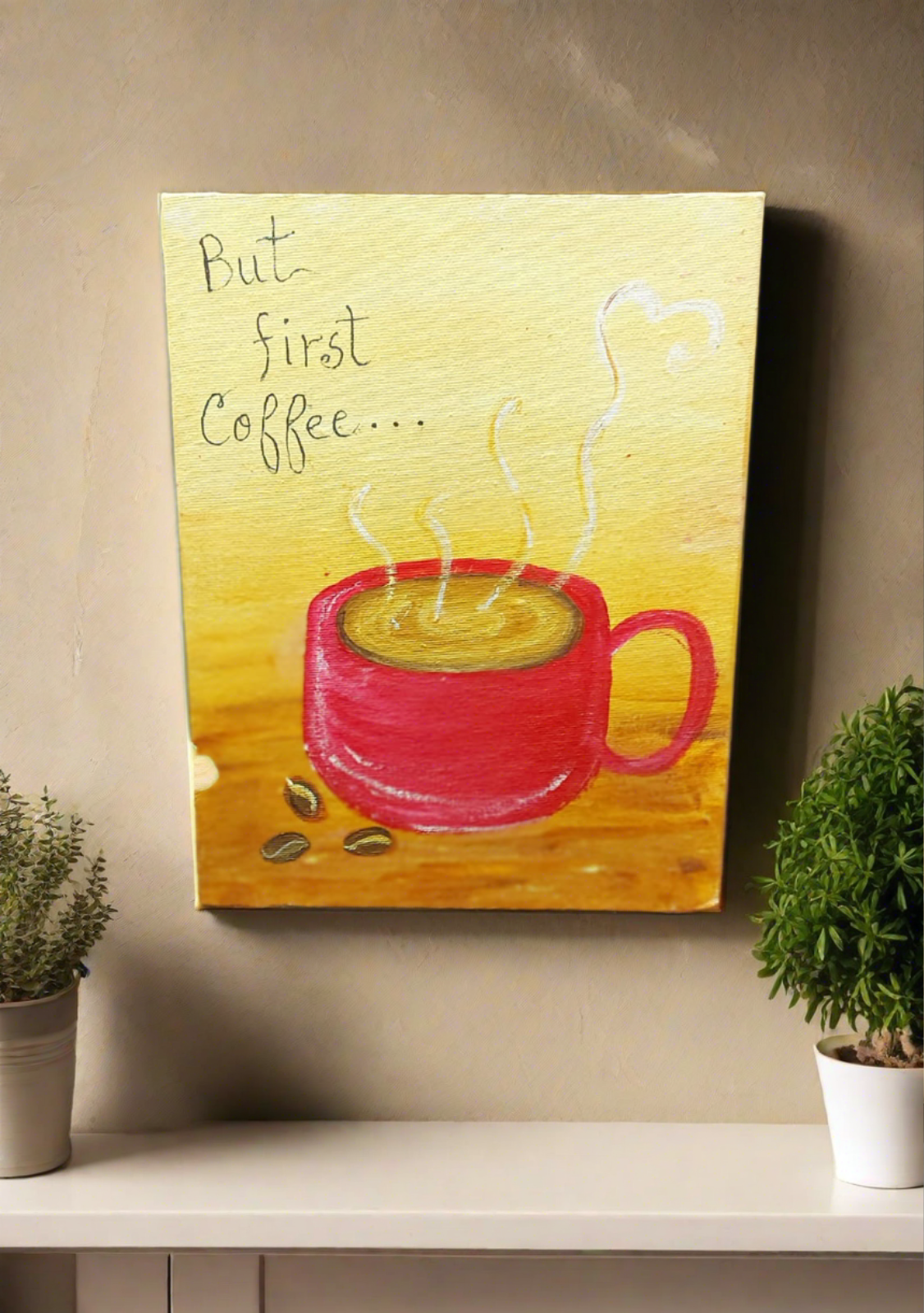 Coffee Themed Canvas