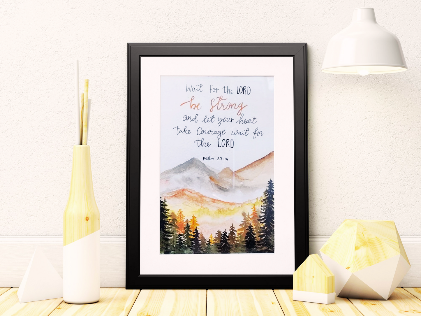 Wait for the Lord Painting