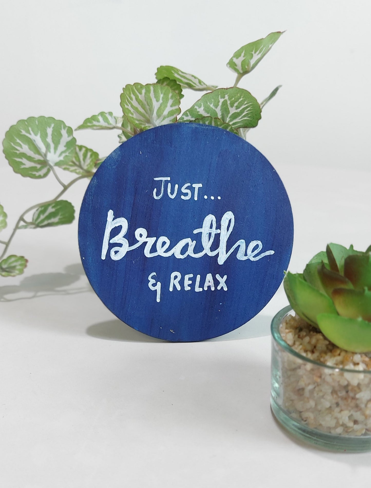 Motivational handpainted magnet